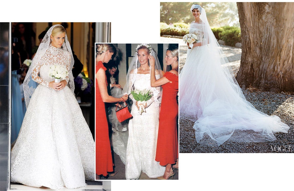 Свадебные платья звезд: фото, как знаменитые невесты ...
