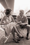 Sophia Loren et Tab Hunter sur le tournage de “That Kind of Woman” robe a pois